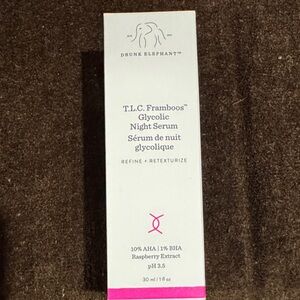 Drunk Elephant T.L.C. Framboos Glycolic Night Serum